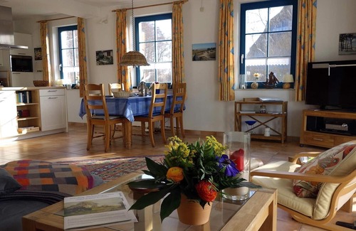 Wieck auf dem Darss Casa | Cómoda casa con techo de paja en 6,000 metros cuadrados de tierra natural cerca del puerto de Wieck