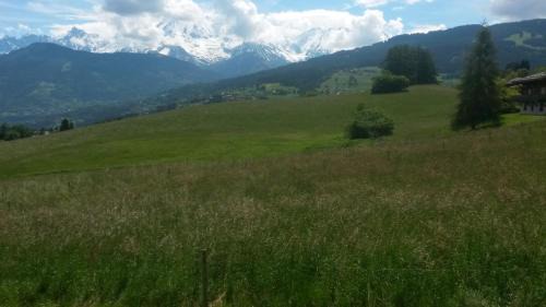 Combloux Apartamento | Rez de chaussée très calme vue Mont-Blanc