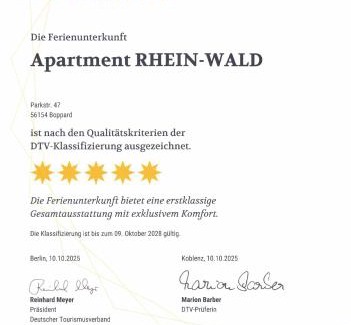 Boppard Apartamento | RHEIN-WALD Exklusives Apartment mit Rheinblick