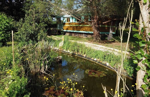 Penne-d'Agenais Cabaña | Rigoulieres caravanas junto al río