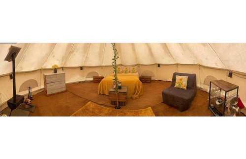 Penally Alquiler De RV | Ritec Glamping, Luxurious Bell tent -own bathroom