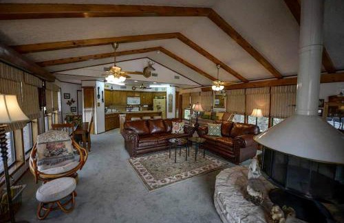 Wimberley Casa | Riverfront Cabin with Spacious Interior, Large Deck and Views in Texas