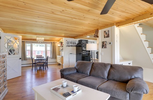 Manchester Casa | Riverfront New Hampshire Cottage w/ Boat Dock