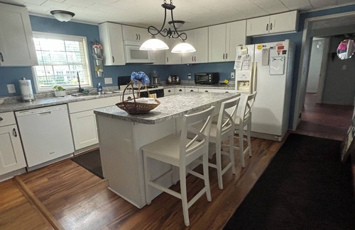 Crystal Casa | Road end access to the beautiful Crystal Lake, Montcalm County, Michigan.