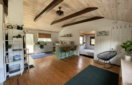 Town Hill Cabina | Romantic Forest Cabin - private, near everything