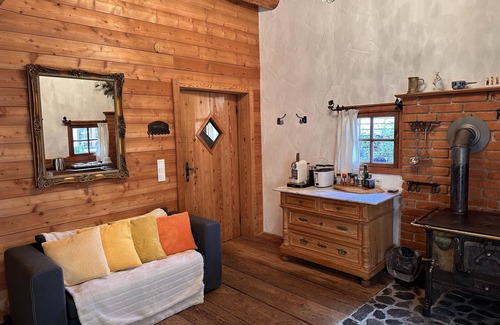Flattach Cabaña | Rural-Baño privado-Vista al Jardín-Romantikhütte