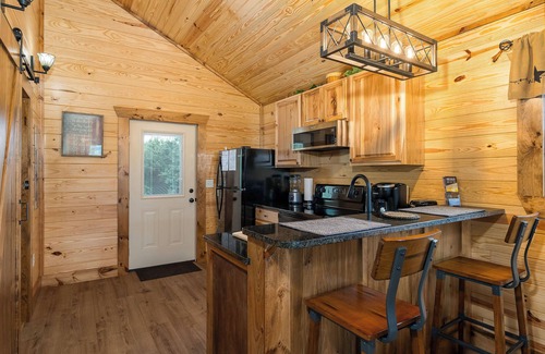 Stanley Cabina | Romantic LURAY Mountain getaway. Secluded Log cabin #1 Hot Tub stone fireplace