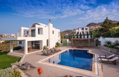 Agia Pelagia Villa | Romántica villa de lujo-piscina privada-impresionantes vistas al mar (MEJOR TARIFA GARANTIZADA)