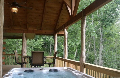 Clyde Cabina | Romantic One-Bedroom Cabin with a Fireplace near Asheville, North Carolina