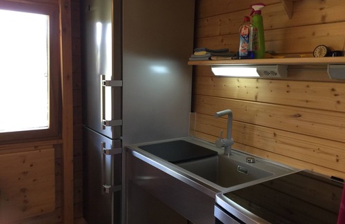 Hessisch Oldendorf Chalet De Esquí | Romantic Wooden Lodge, detached, absolutely quiet, natural swimming pool, sauna