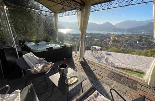 Pisogne Villa | Ronco Frati, piscina vista lago