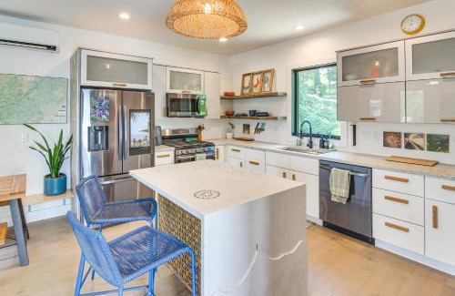 Brevard Casa | Rooftop Deck, Sweeping Views Chic Home in Brevard