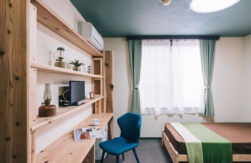 Mikawamachi Hotel | Room 203 Twin Room Free parking available / Arao Kumamoto