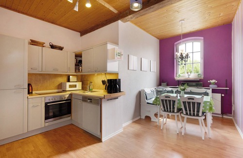 Schlagsdorf Apartamento | Habitación 'Blaues Zimmer' con jardín compartido y Wi-Fi