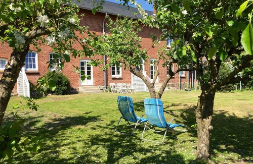 Schlagsdorf Apartamento | Habitación 'Blaues Zimmer' con jardín compartido y Wi-Fi