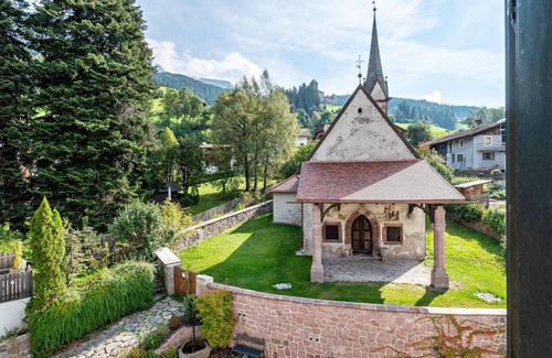 Sarntal Apartamento | Habitación 'Hirschen Aldo' con vistas a la montaña, terraza compartida y Wi-Fi