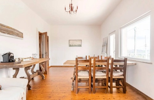 Castiglione Chiavarese Apartamento | Habitación 'Stanza 3' con vistas al mar, terraza compartida y Wi-Fi