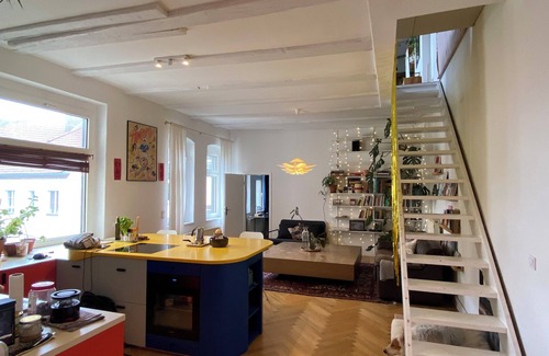 Neukoelln Apartamento | Room(with bathroom) in 130m2 Spacious Newly Renovated Duplex Schillerkiez Berlin