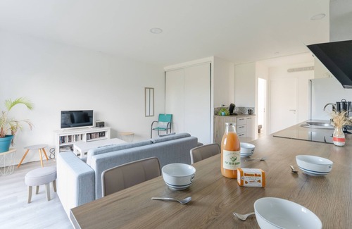 Ploudalmezeau Apartamento | ROSCAROC ENEZ KARN - Nice T2 sea view near the beach