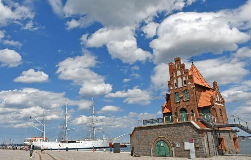 Franken Siedlung Apartamento | ruhig gelegene Fewo mit Terrasse nahe dem Strelasund