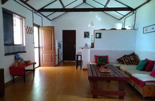 Valle Gran Rey Cabaña | Casa rústica, muy tranquila, con amplia terraza,vistas al mar.