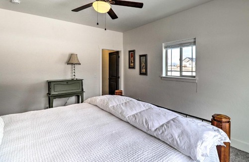 Columbia Falls Casa | Rustic Glacier Gem with Patio, Fire Pit and Mtn Views!