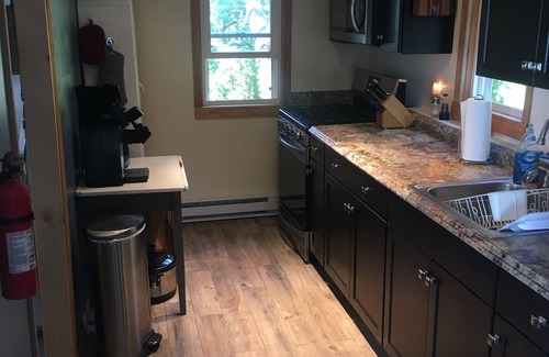 Town of Ledyard Cabaña | Casa rústica frente al lago