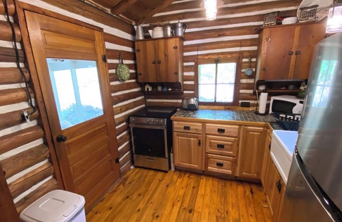 Atlanta Cabina | Rustic Log Cabin on beautiful Avery Lake.