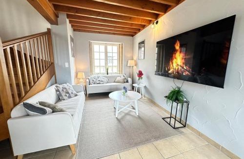 Sedan Apartamento | S Baylevéd'Air duplex vue château, Balnéo et sauna
