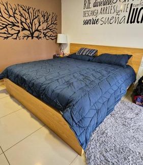 Ciudad López Mateos Apartamento | S01 SUITE KING SIZE Premium Frente al TEC CEM con Cocineta WiFi Balcón Parking Terraza