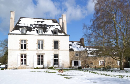 Saint-Jouan-des-Guerets Casa | St Malo 2km HISTORIC MANOR HOUSE sea campo eqT moderno tranquilo jardín tt confort