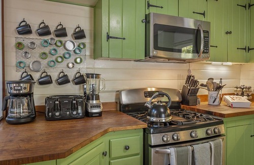 Guerneville Cabina | Salmon House is incredibly family-friendly! Hot tub! Games! Walk to River! Woof!