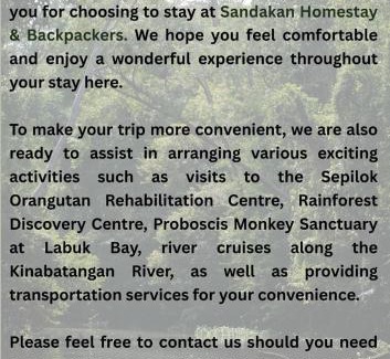 Sandakan Apartamento | Sandakan Homestay & Backpackers