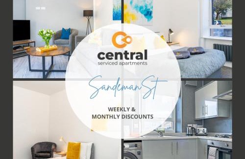 Murthill Apartamento | Sandeman by CENTRAL SERVICED APARTMENTS - 2 Bedroom - FREE Street Parking - Fast WiFi - Smart TVs in All Rooms - Ground Level - Family Neighbourhood - 3 x Double Beds - Heating 24-7 - Trade Stays - Weekly & Monthly Offers