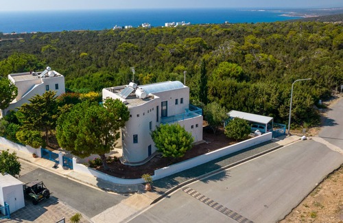 Agios Georgios Pegeias Villa | Sanders Azzurro - Villa adorable con piscina privada