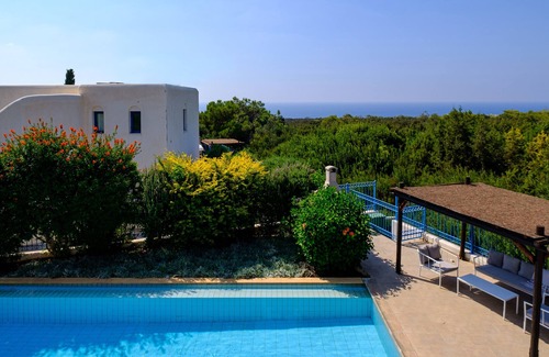 Agios Georgios Pegeias Villa | Sanders Azzurro - Villa adorable con piscina privada