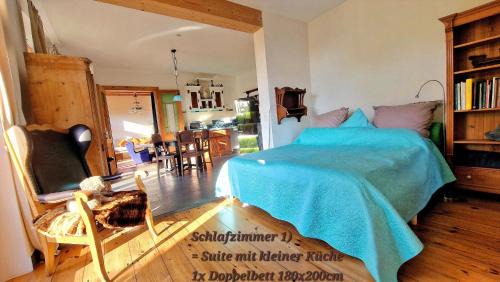 Mellenthin Apartamento | Scheunenloft Usedom-4, großzügige Familienoase, Hunde-freundlich mit riesigem Garten