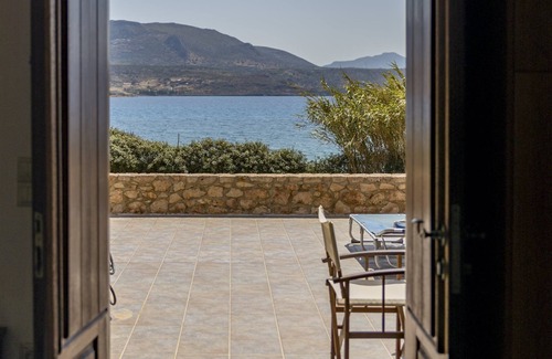 Plitra Villa | Sea Front Stone Villa near Monemvasia
