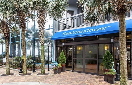 Downtown Myrtle Beach Apartamento | Sea Glass Tower, downtown Myrtle Beach, SC, 1 Bedroom Deluxe- City View