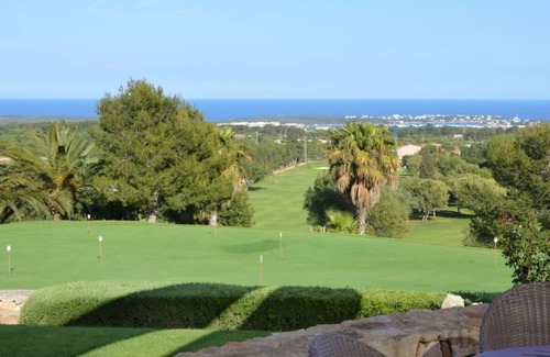 Manacor Casa | Vista al mar finca cerca de Porto Colom, 8 pers., Maravillosa piscina u. Jardín, WIFI