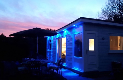 Ventnor Chalet De Esquí | Seaglass, hermosa villa con espectaculares vistas al mar sobre Wheelers Bay, Ventnor