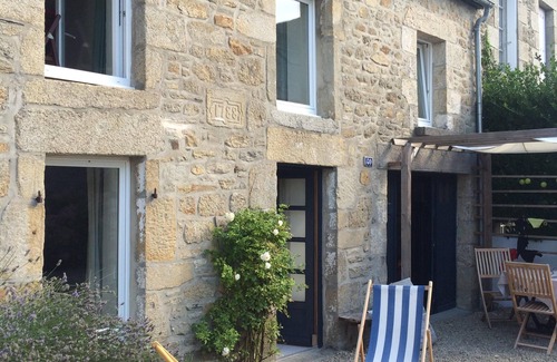 Saint-Jacut-de-la-Mer Casa | casa del pescador junto al mar en st jacut centro del mar cerca de St Malo