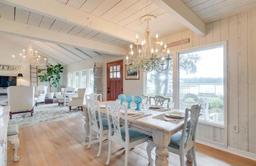 Fernandina Beach Casa | Secluded Birders Paradise Fishing Dock and Fire Pit