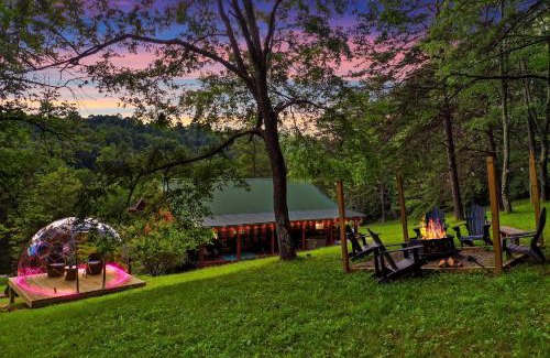 Logan Casa | Secluded Cabin, Outdoor Sauna, Hot Tub, Geo DOME, Game Rm, EV, BBQ