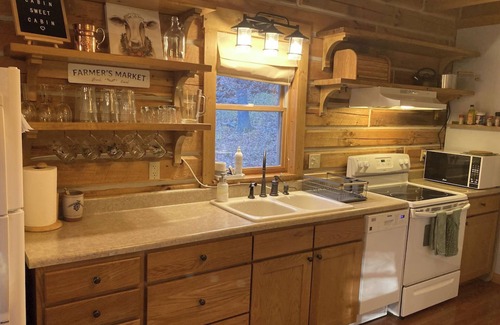 Birdseye Cabina | Secluded cabin with hot tub, fire pit near Patoka Lake, marina and winery