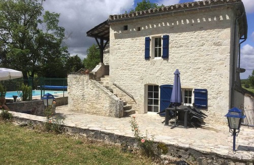 Bouloc Casa | Casa de campo aislada cerca de Lauzerte para 4 personas con piscina privada