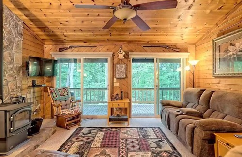 Clayton Cabina | Secluded Cozy Cabin Near Clayton