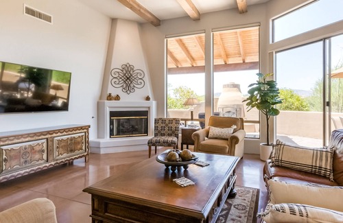 Carefree Casa | Secluded dog-friendly home with private patio, gas grill, mtn views, fireplace