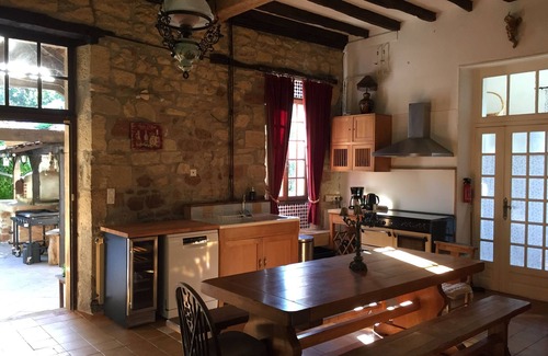 Badefols-d'Ans Casa | Aislado Casa solariega con piscina rodeada de espectaculares vistas al campo