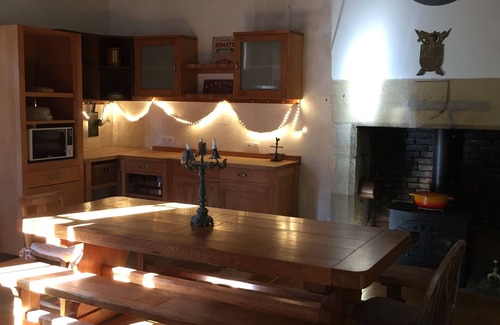 Badefols-d'Ans Casa | Aislado Casa solariega con piscina rodeada de espectaculares vistas al campo